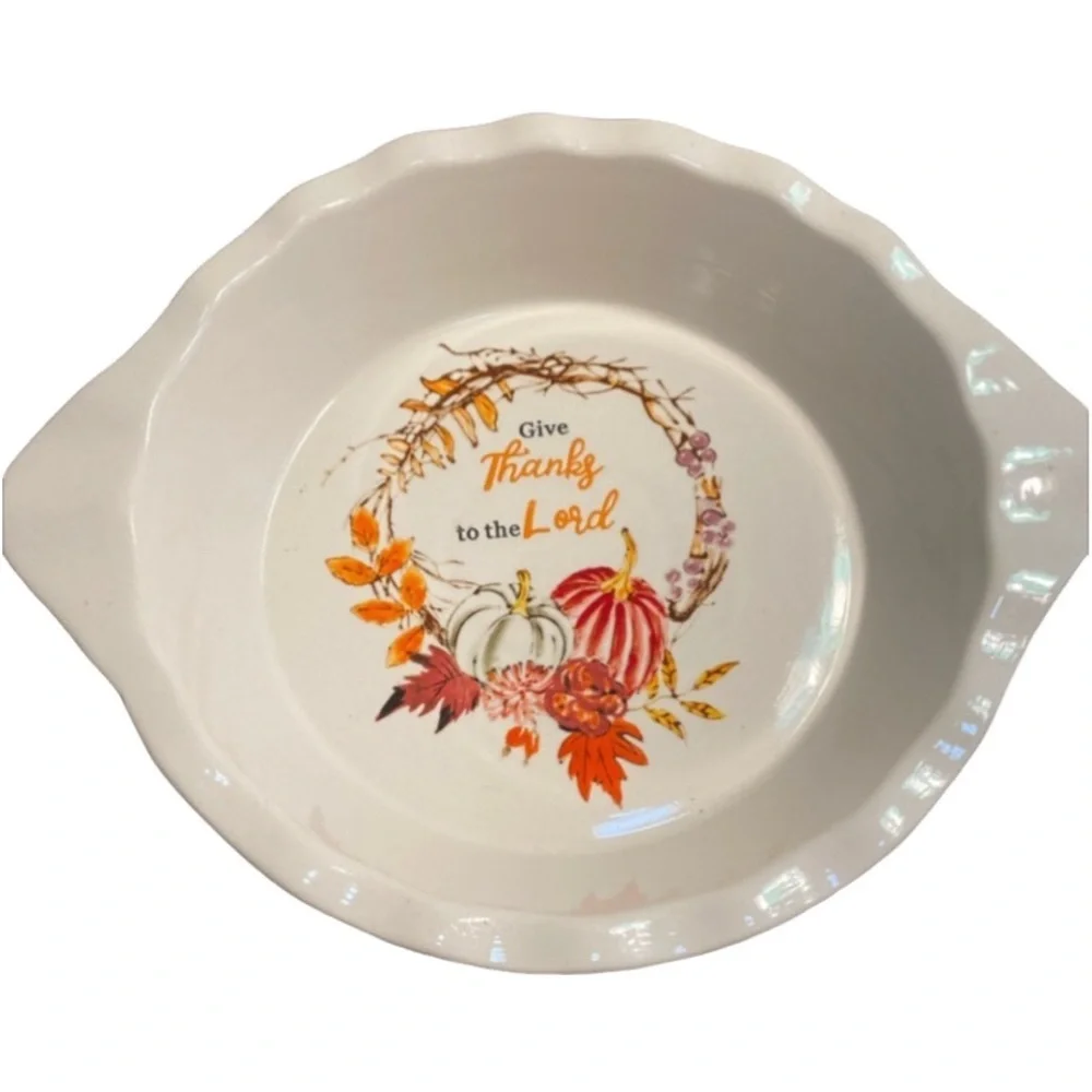Harvest Sentiments Collection by Home Essentials serving dish.